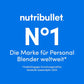 nutribullet Original 600, Elektrischer Mixer, Zerkleinerer, Smoothiemixer, Smoothie Maker, 600 W, Schwarz, NB603B