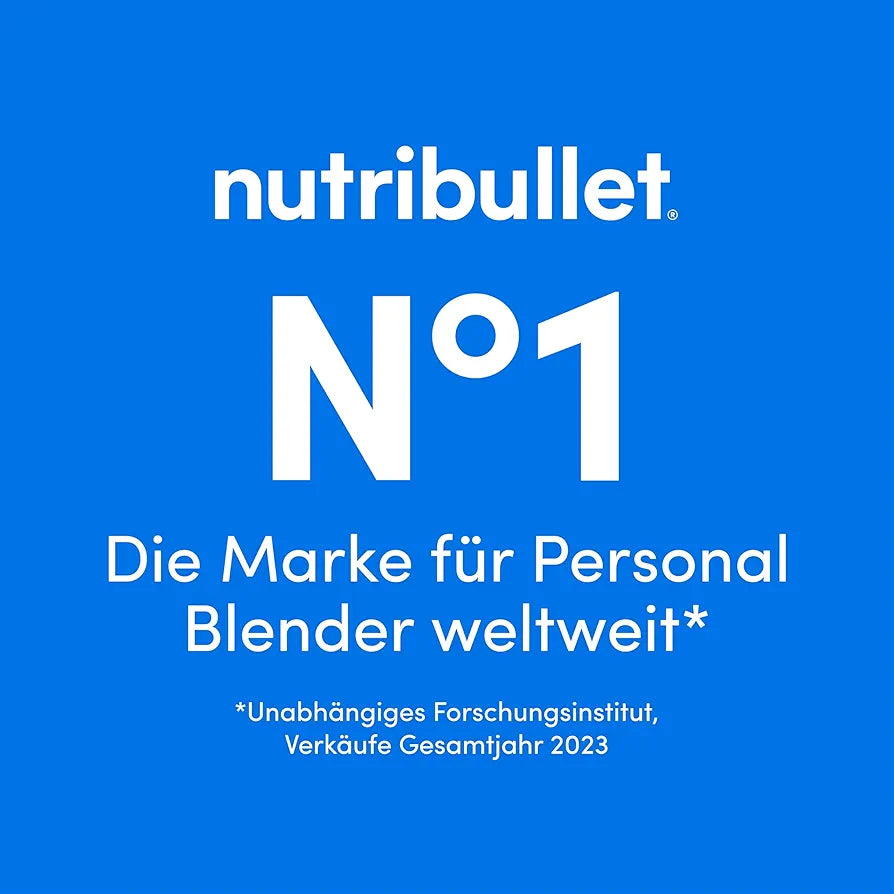 nutribullet Original 600, Elektrischer Mixer, Zerkleinerer, Smoothiemixer, Smoothie Maker, 600 W, Schwarz, NB603B
