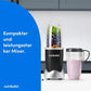 nutribullet Original 600, Elektrischer Mixer, Zerkleinerer, Smoothiemixer, Smoothie Maker, 600 W, Schwarz, NB603B